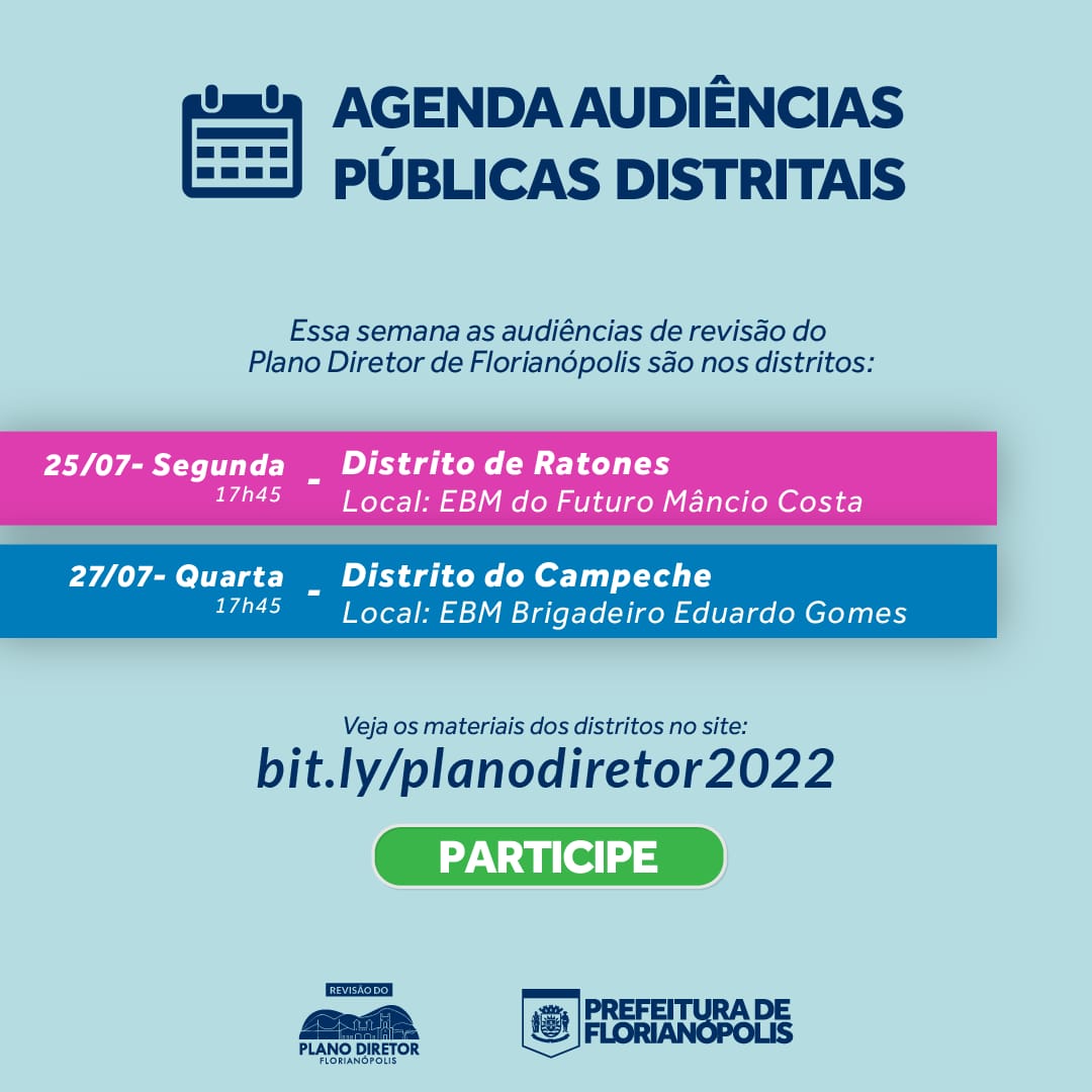 Plano Diretor Calendário Da Revisão Entra Na última Semana De Audiências Públicas Distritais 3926