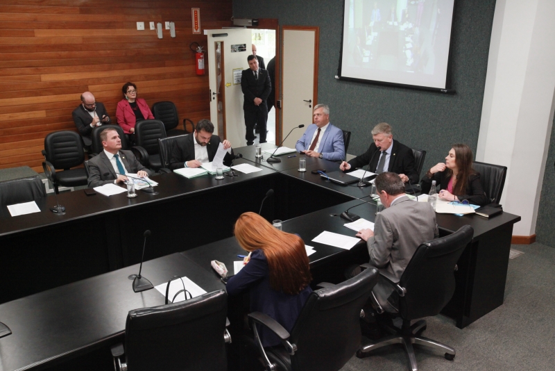 Reunião da Comissão de Constituição e Justiça. FOTO: Solon Soares/Agência AL 