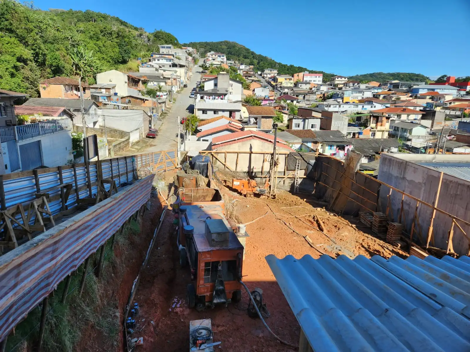 Imagem da construção do CEI Solemar - Foto/Divulgação 