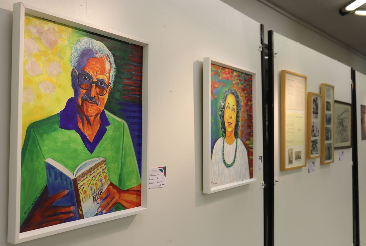 Exposição homenageia o escritor Salim Miguel na Biblioteca Pública de Santa Catarina - Foto: Warley Alvarenga / ASCOM FCC 