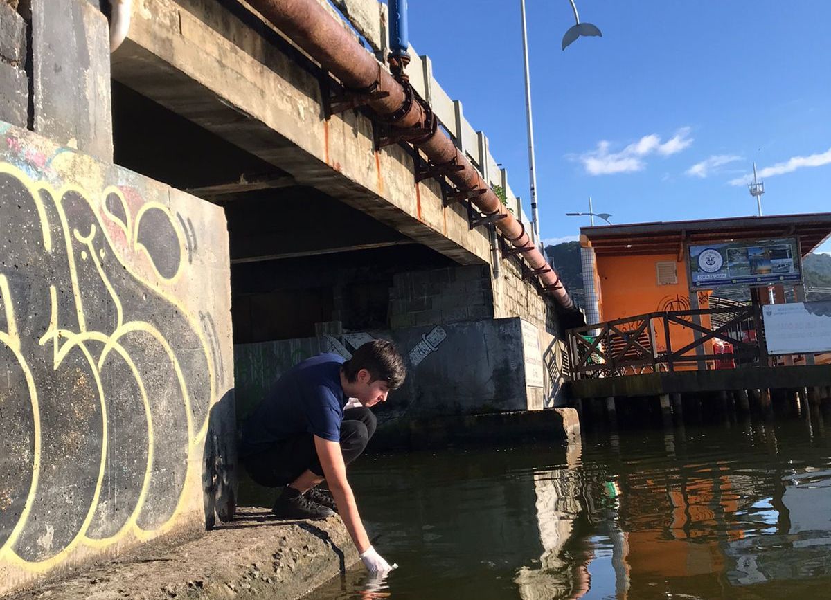 Foto: Projeto Avaliação toxicológica das possíveis fontes de poluição da Lagoa da Conceição: ETEs e valas de drenagem do Parque Estadual do Rio Vermelho 