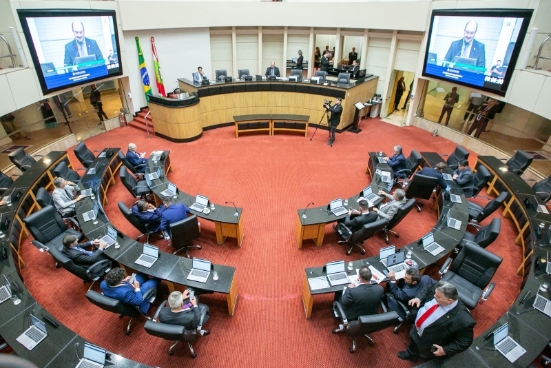 Plenário da Assembleia Legislativa de Santa Catarina, durante sessão ordinária - FOTO: Rodolfo Espínola/Agência AL 
