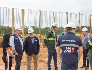 Prefeitura de São José cobra mais agilidade nas obras da Estação de Tratamento de Efluentes de Potecas