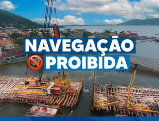 Navegação em área da Lagoa da Conceição será temporariamente proibida para continuidade de Obras