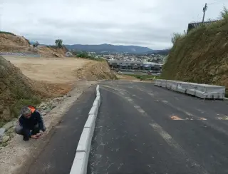 Novo acesso à BR-101 pela Praia Comprida receberá pavimentação em concreto