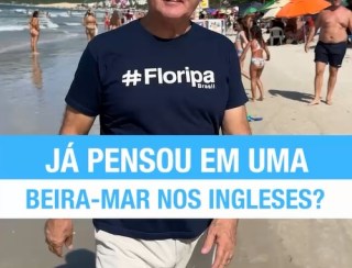 Avenida Beira-Mar e calçadão na orla do bairro Ingleses, que está em fase de projeto, vai desafogar um trânsito muito sufocado naquela localização