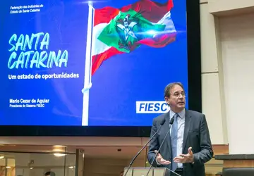 Presidente da Fiesc, Mario Cezar de Aguiar - FOTO: Rodolfo Espínola/Agência AL 