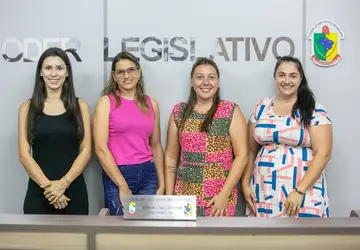 Vereadoras mulheres comandam trabalhos na Câmara Municipal de Águas Frias, região Oeste. - FOTO: Rodolfo Espínola/Agência AL 