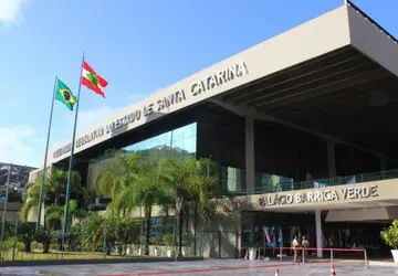 Palácio Barriga Verde, sede da Assembleia Legislativa do Estado de Santa Catarina. - FOTO: Agência AL 
