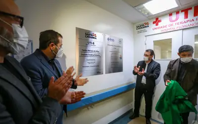 Governo do Estado inaugura 10 novos leitos de UTI e mais 17 de enfermaria no Hospital Florianópolis