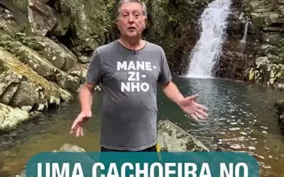 Descoberta de uma cachoeira no centro da Ilha de Santa Catarina