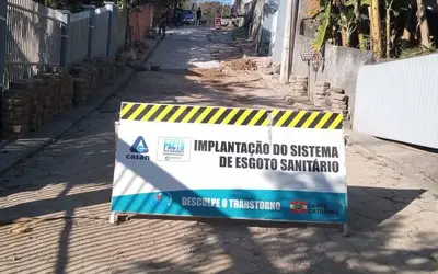 CASAN inicia trecho de rede coletora na Servidão Botafogo em Florianópolis